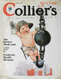 1934 Collier's Magazine Cover ~ Wrecking Ball Baby