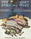 1938 Saturday Evening Post Cover ~ Boys Camping