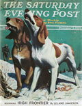 1939 Saturday Evening Post Cover ~ Hunting Hound Dogs