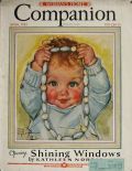 1935 Woman's Home Companion Cover ~ Baby with Necklace ~ Maud Fangel