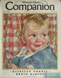 1932 Woman's Home Companion Cover ~ Maud Fangel ~ Baby with Spoon