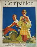 1934 Woman's Home Companion Cover ~ Beach Couple