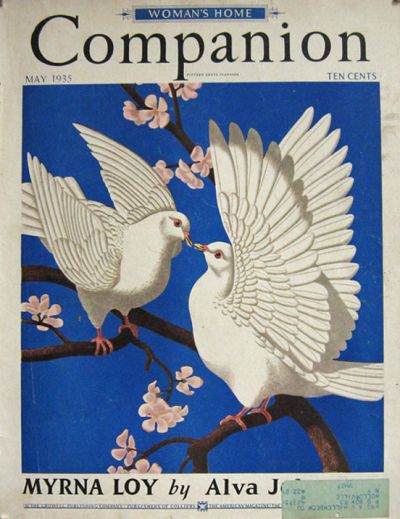 1935 Woman's Home Companion Cover ~ Doves