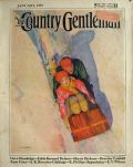 1929 Country Gentleman Cover ~ Couple on Toboggan