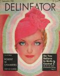 1933 Delineator Magazine Cover ~ Woman with Pink Hat