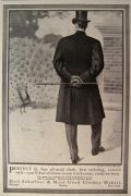 1907 Hart Schaffner & Marx Men's Fashion Ad ~ Peacock