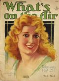 1931 What's On The Air Magazine Cover ~ Jeanette McDonald