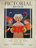 1927 Pictorial Review Cover ~ Children Sing Christmas Carols