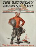 1914 Saturday Evening Post Cover ~ J.C. Leyendecker ~ Bandaged Football Kid