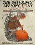 1914 Saturday Evening Post Cover ~ Pumpkin Girl