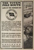 1903 Pacific Coast Steamship Co. Ad ~ Totem Pole Route