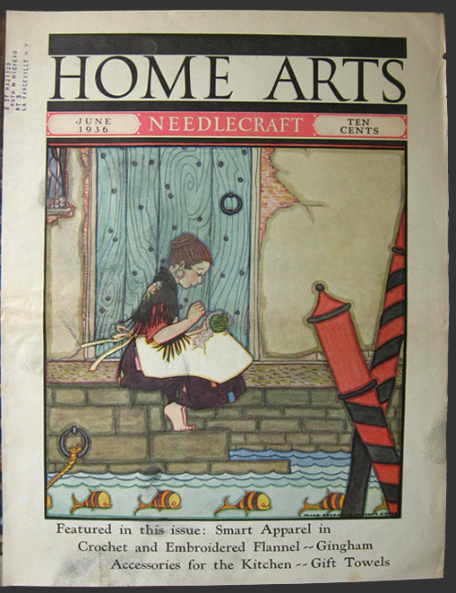 1936 Needlecraft Magazine Cover ~ Mary Sherwood Wright Jones