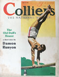1933 Collier's Magazine Cover ~ Gymnastic Parallel Bars