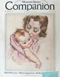 1933 Woman's Home Companion Cover ~ Maud Fangel, Mom & Baby