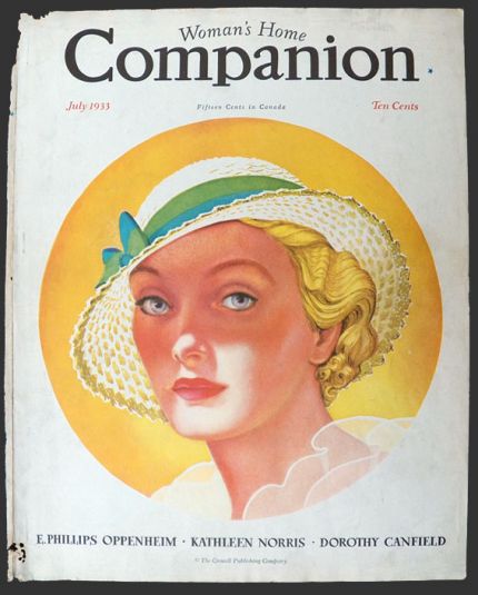 1933 Woman's Home Companion Cover ~ Sultry Woman