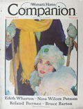 1933 Woman's Home Companion Cover ~ Skiers