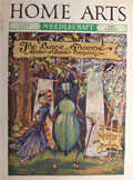 1937 Home Arts Magazine Cover ~ Dressed Insects Shop for Wedding