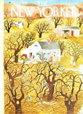 1945 New Yorker Magazine Cover ~ Tree Pruning, Karasz