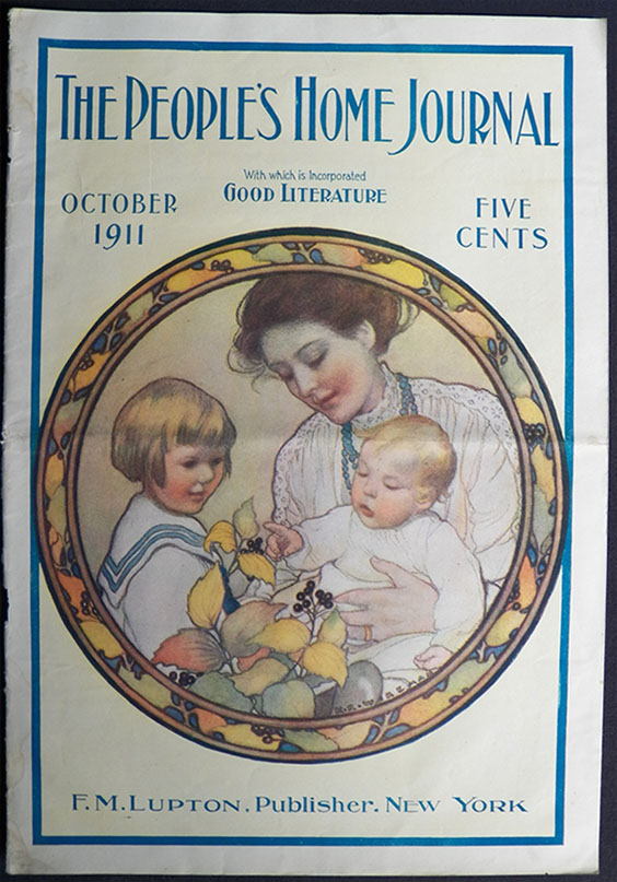 1911 People's Home Journal Cover ~ Katharine Wireman