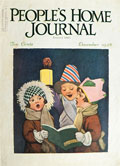 1928 People's Home Journal Cover ~ Susan Pearse Xmas Carolers