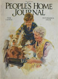 1928 People's Home Journal Cover ~ Thanksgiving Dinner