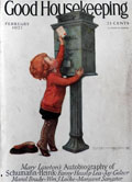 1927 Good Housekeeping Cover ~ Child Mails Letter