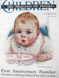 1927 Children Magazine Cover ~ Baby's First Birthday Cake