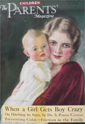 1929 Children Magazine Cover ~ Mother & Child ~ Haskell Coffin