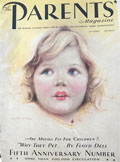 1931 Parents Magazine Cover ~ Beautiful Blonde Child