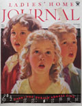 1933 Ladies Home Journal Cover ~ Children SIng Christmas Carols