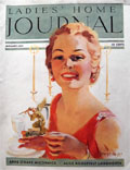 1933 Ladies Home Journal Cover ~ New Year's Lady