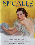 1933 McCall's Magazine Cover ~ Woman With Ballet Muff