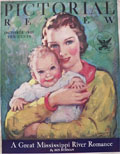 1933 Pictorial Review Cover ~ Mother & Child