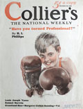 1926 Collier's Magazine Cover ~ Boxing Boy