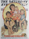 1928 Saturday Evening Post Cover ~ Circus Parade ~ Ellen Pyle