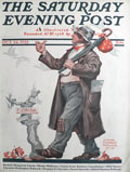 1925 Saturday Evening Post Cover ~ Florida Hobo