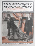 1903 Saturday Evening Post Cover ~ J.C. Leyendecker ~ Funeral Scene