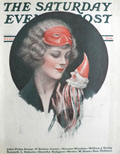 1925 Saturday Evening Post Cover ~ Halloween Puppet ~ Charles Sheldon