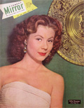 1951 Vintage Sunday Mirror Magazine Cover ~ Mitzi Gaynor Photo