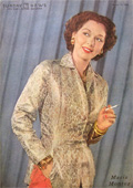 1949 Vintage Sunday News Magazine Cover ~ Maria Montez Photo