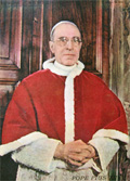 1952 Vintage Sunday News Magazine Cover ~ Pope Pius XII Photo
