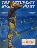 1941 WWII Saturday Evening Post Cover ~ Army Bugle Player