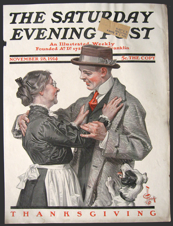 1914 Saturday Evening Post Cover ~ J.C. Leyendecker, Vintage Magazine ...