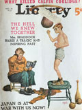 1936 Liberty Magazine Cover ~ Skinny Kid Boxes
