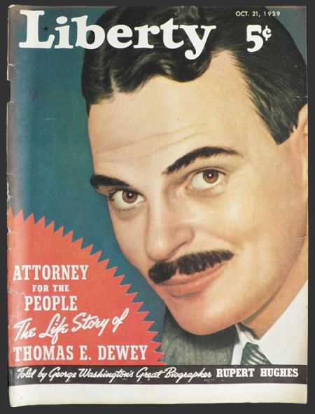 1939 Liberty Magazine Cover ~ Thomas Dewey
