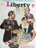 1935 Liberty Magazine Cover ~ Hubby Cheats With Maid