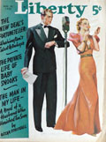 1938 Liberty Magazine Cover ~ Old Time Radio Couple