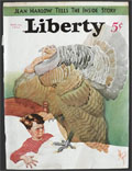 1932 Liberty Magazine Cover ~ Boy Has Turkey Nightmare