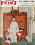 1956 Saturday Evening Post Cover ~ Norman Rockwell ~ The Discovery