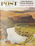 1958 Saturday Evening Post Cover ~ Yakima River ~ John Clymer
